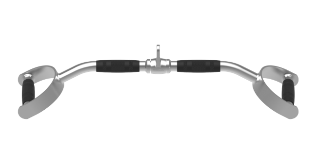 Revolving 26" Lat Bar - 680mm(L) - Chromed+Black