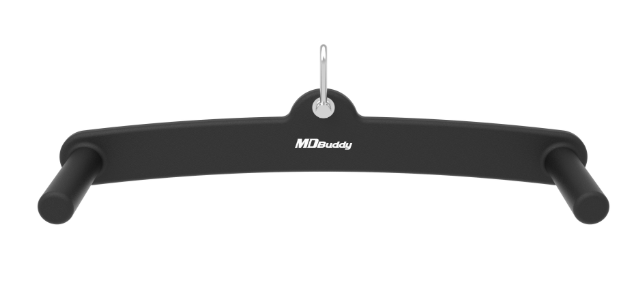 Lat Pull Down Bar - 530mm(L)×60mm(W)×135mm(H) - Black Matte