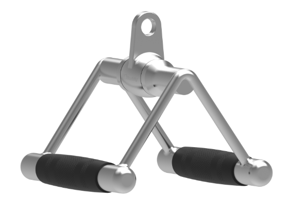Low Pulley Handle - 180mm(L)×175mm(W)×165mm(H) - Chromed+Black