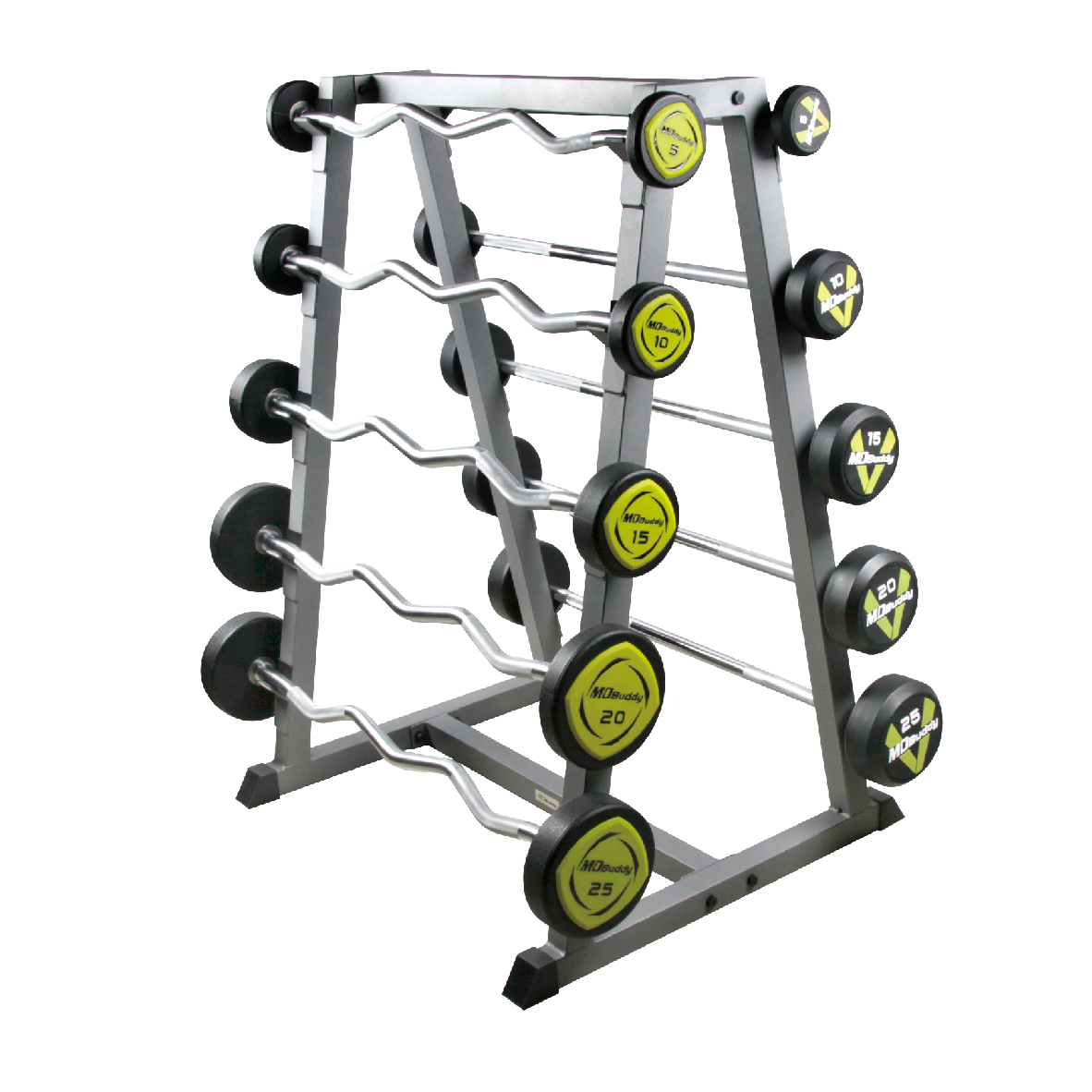 Barbell Rack - Assembly Size: 910mm(L)×830mm(W)×1270mm(H) Main Tube: 50mm(L)×50mm(W)×1.5mm(T) - Black Matte